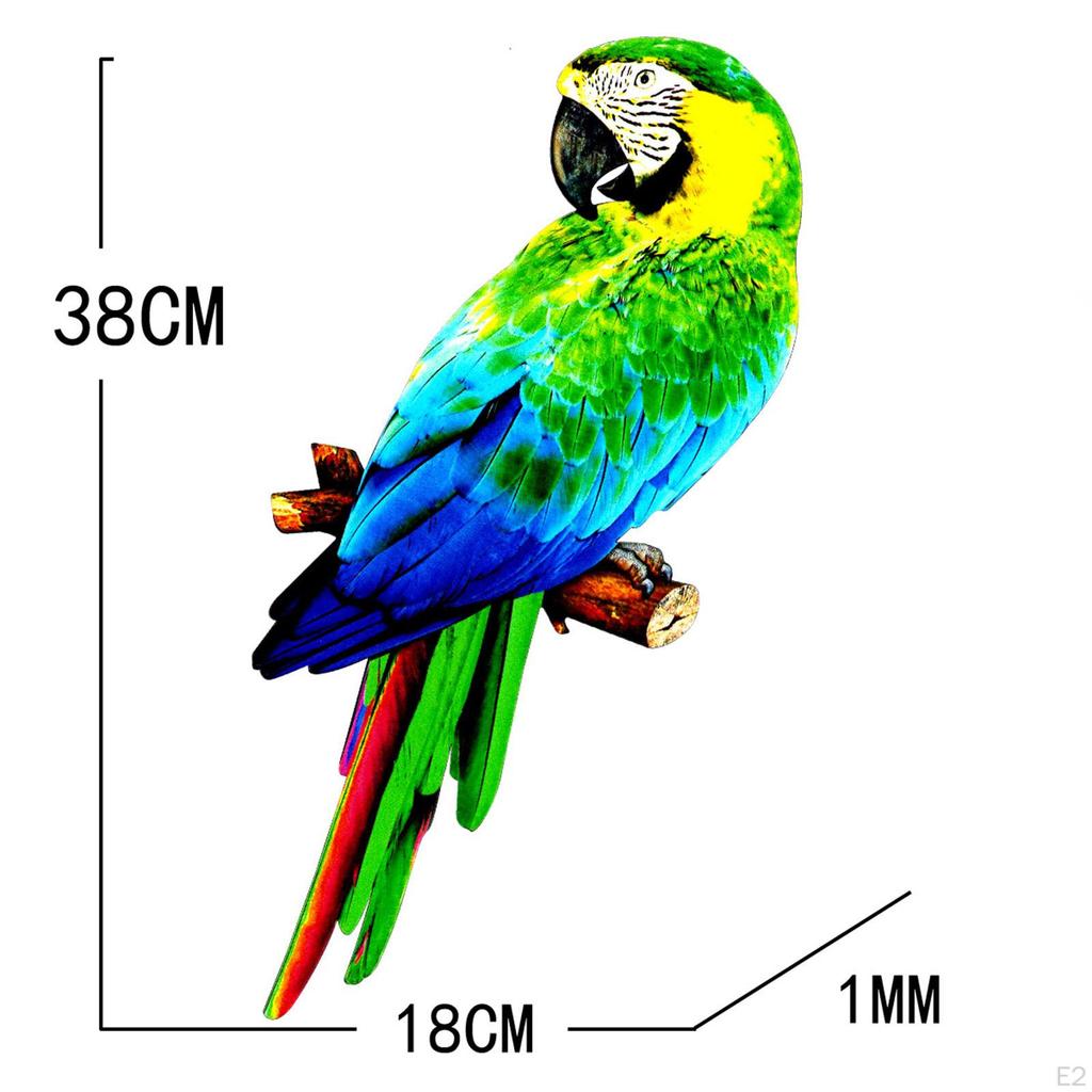 Handcrafted Parrot Figurine for Outdoor Display