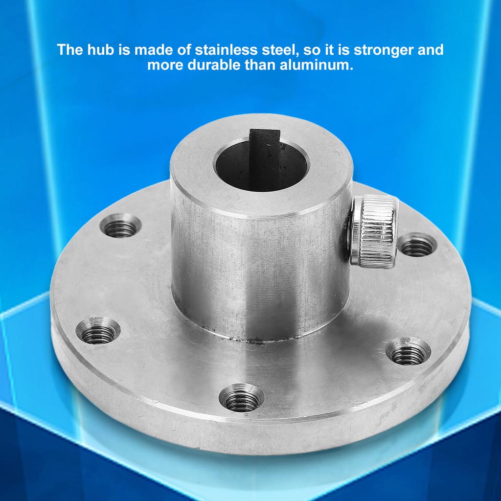12mm Flanschkupplung Edelstahl RC Schlüssel Nabe Wellenkupplung für RC Modellmotoren