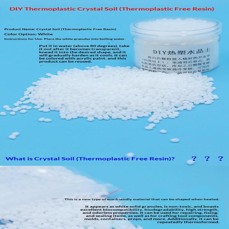 Low Temperature Melting Polymorph Thermoplastic Pellets 50/80/100g for DIY Craft Model Repair Handwork