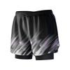 Li Ning Swimming Spa Loose Swim Shorts Men Swimwear Black Purple LNKW020-2