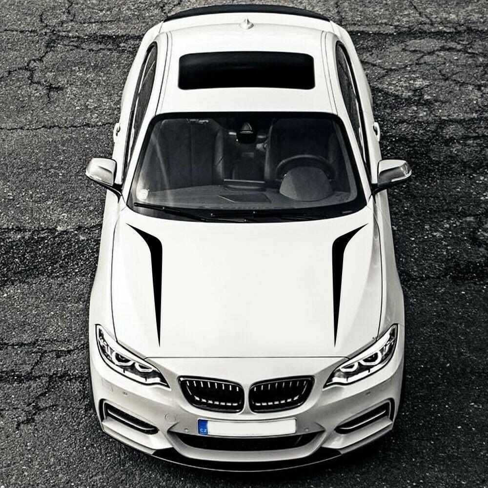 Car Hood Decal Car Decals Replaces Stickers Vinyl 2Pcs