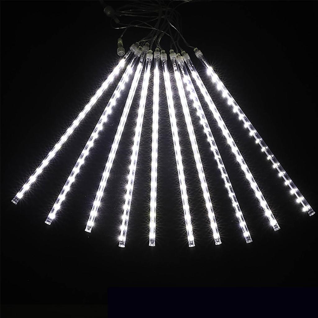 Kaskad LED M-eteorregn Ljusslingor Utomhus För Julgransdekoration Högtidsfest Bröllop