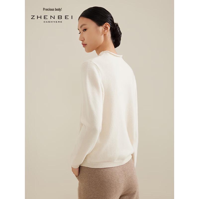 Women's Half-High Collar Pure Cashmere Sweater