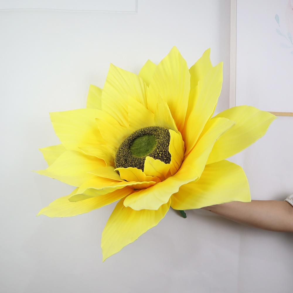 New 45/55cm Artificial Sunflower Giant Window Display Simulation Sun Flower Fake Flower Background Props
