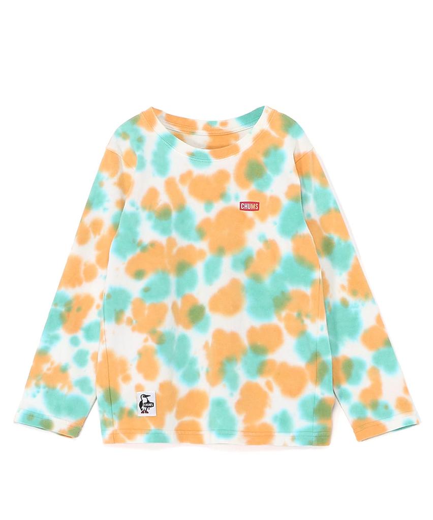 Chums Retro Booby Logo Kid's L/S T-Shirt, Canyon-Dye