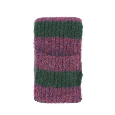 Square Stripe Knit Muffler Winter Hot Pack Pocket Scarf SNM063