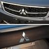 Bil Fronthette Emblemer Bakre Bagasjerom Merke Klistremerke for Mitsubishi Lancer 9 Pajero ASX Outlander Galant Mirage Tilbehør Dekal Logo