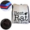 Best Rat Dad Ever Funny Graphic T Shirt Men Women Retro Gothic Clothing Tshirts Harajuku Oversized Cotton Rats Lover T-shirt