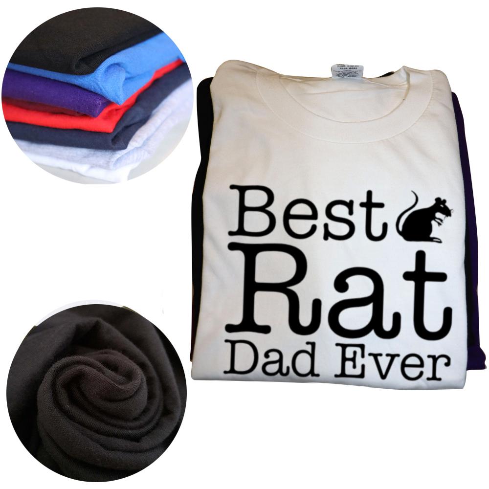 Best Rat Dad Ever Funny Graphic T Shirt Men Women Retro Gothic Clothing Tshirts Harajuku Oversized Cotton Rats Lover T-shirt