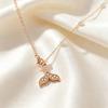 Mermaid Tail Collarbone Necklace for Women, Niche Design Imitation Pearl Gentle Ambiance Everyday Wear Versatile Necklace