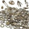 Steampunk Multicolor Gear Pendant: DIY Alloy & Resin Jewelry Accessory