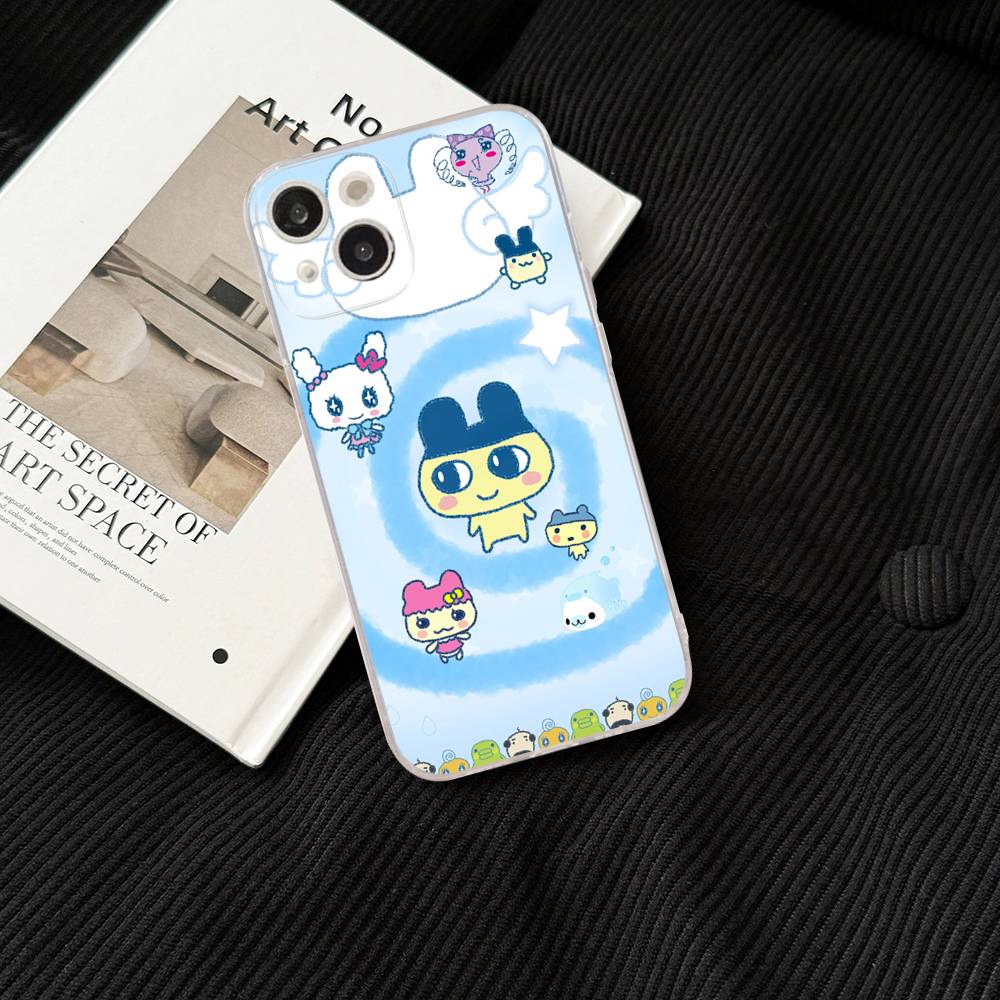 Classic T-Tamagotchi For iPhone 17 16 15 14 13 12 11 Pro Max Plus mini Funda For Transparent Cover
