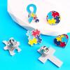 6 Pcs/Set Autism Awareness Pins Enamel Pins Autism Puzzle Brooches for DIY Hats