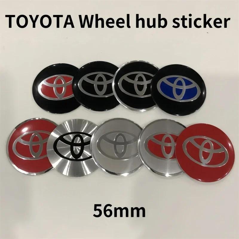 RE156mm Car Tyre Wheel Center Hub sticker Badge Emblem For Toyota logo Corolla Camry Yaris Rav4 Hilux C-hr stickers Accessories