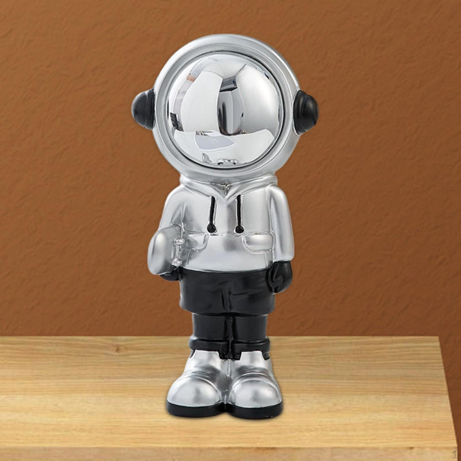 

Статуя астронавта, декоративная скульптура космонавта Planet Silver