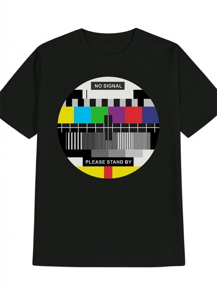 Funny Men039;s Graphic TeeVintage-Inspir wbr/ ed Black T-Shirt with Humorous Print Unisex T-Shirt S