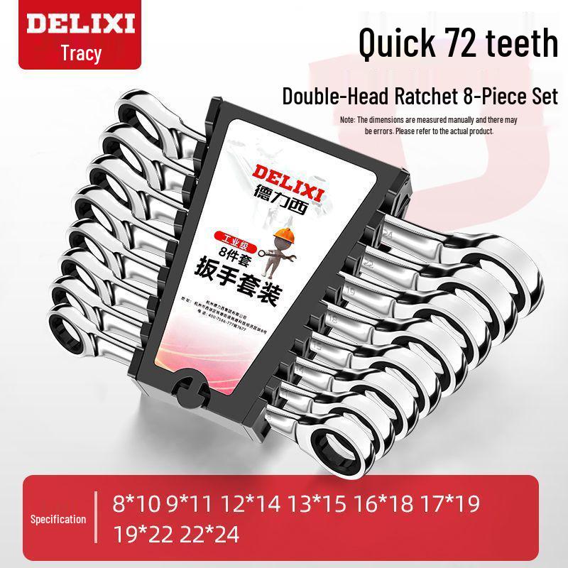 Obousměrná ráčna Sadu oboustranných klíčů - Rychlé šetření práce, Otevřený a Očkový konec, Nářadí pro autoopravy.