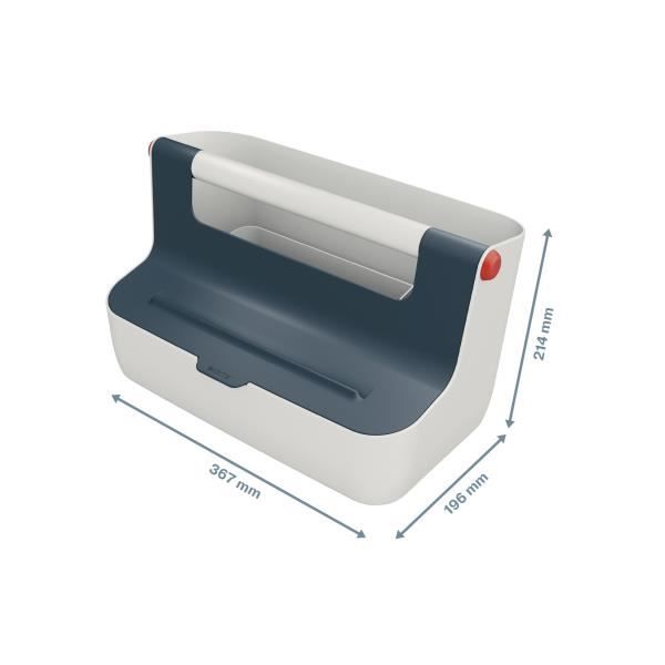 Boite de rangement - Leitz - Cosy - Gris - ABS durable - Compartiments astucieux