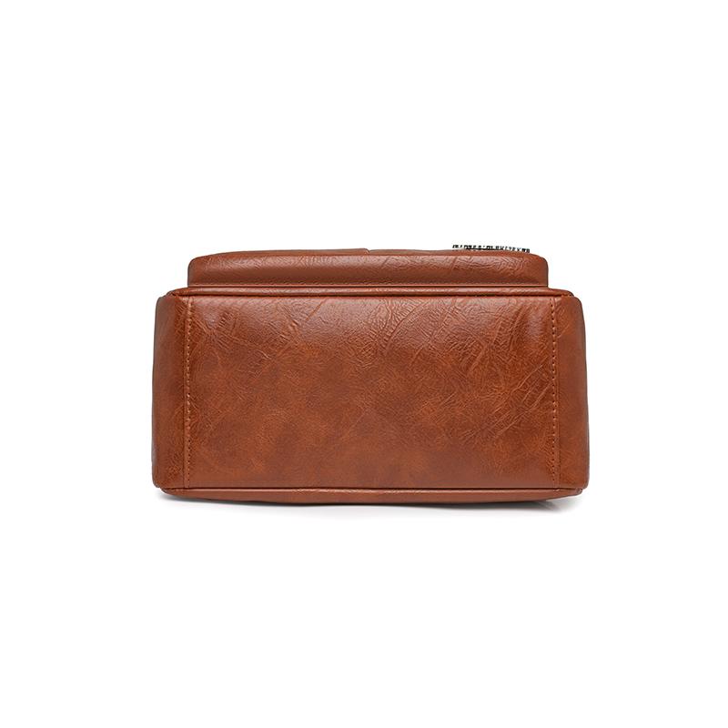 Soft Leather Backpack Women's Backpack Commuter Large Capacity Shoulder Bag