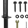 Durable Fence Post Support Kit for Yard Installation
