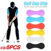 Golf Hat Clip Magnetic Silicone Magnet Golf Ball Marker for Position Calibrating 5
