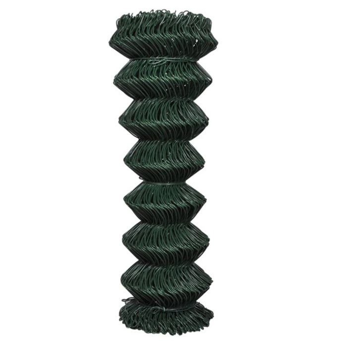 VidaXL Grillage Vert 1,25x25 m Clôture de Jardin Panneau Grillage Maille 140350