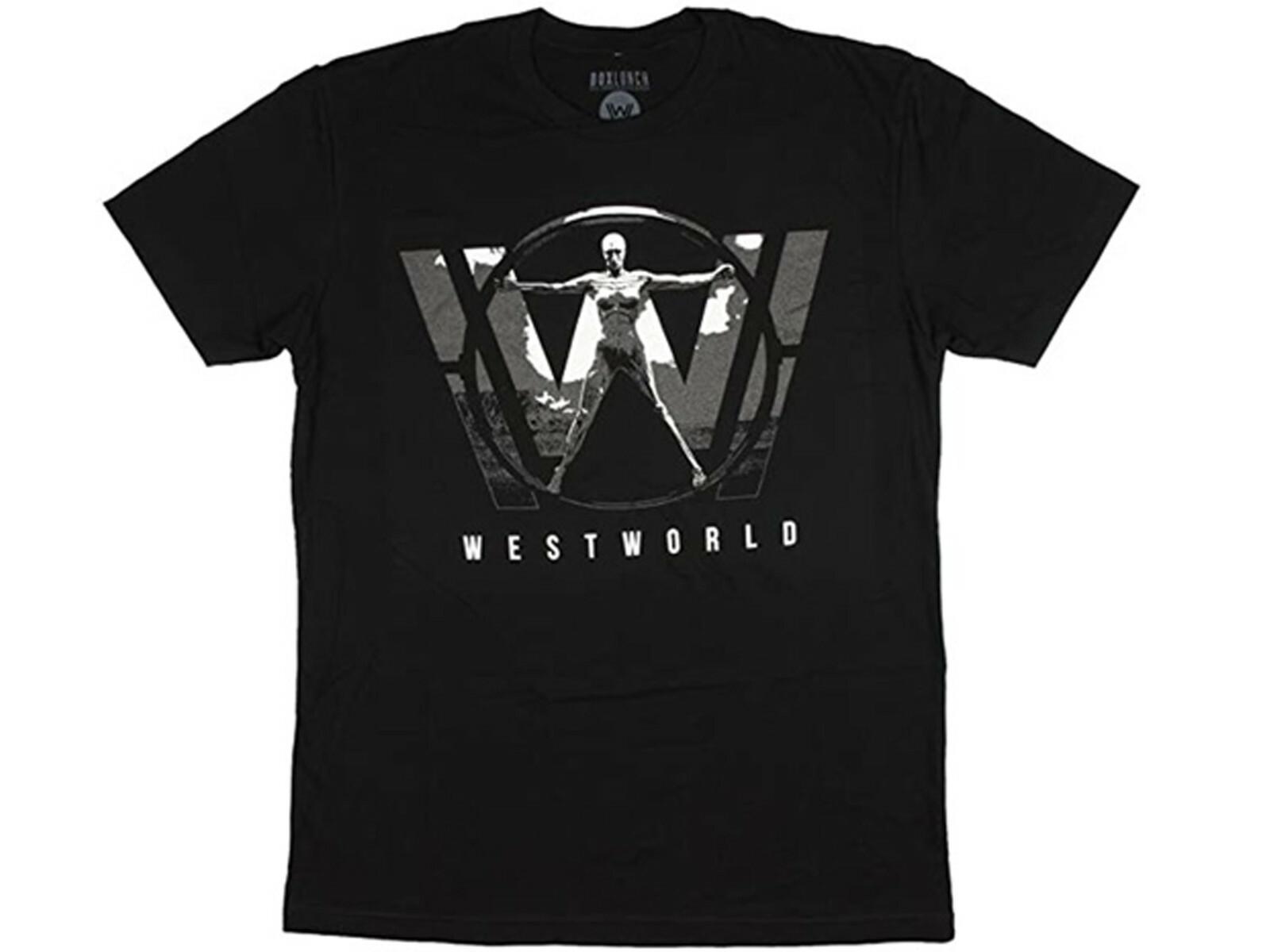 Westworld Men s Vitruvian Woman Logo T-Shirt NEW XXL