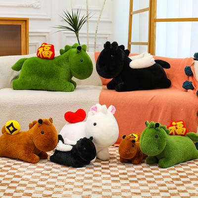 Creative Pony Dolls Are Rich Now Plush Toys Living Room Sofa Ornaments Rag Dolls Men and Women Gift Pillow
