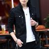Neue Herrenjacke Outdoor große Größe Stehkragen Frühling und Herbst Denim Workwear Trend Reine Baumwolljacke auf Kleidung