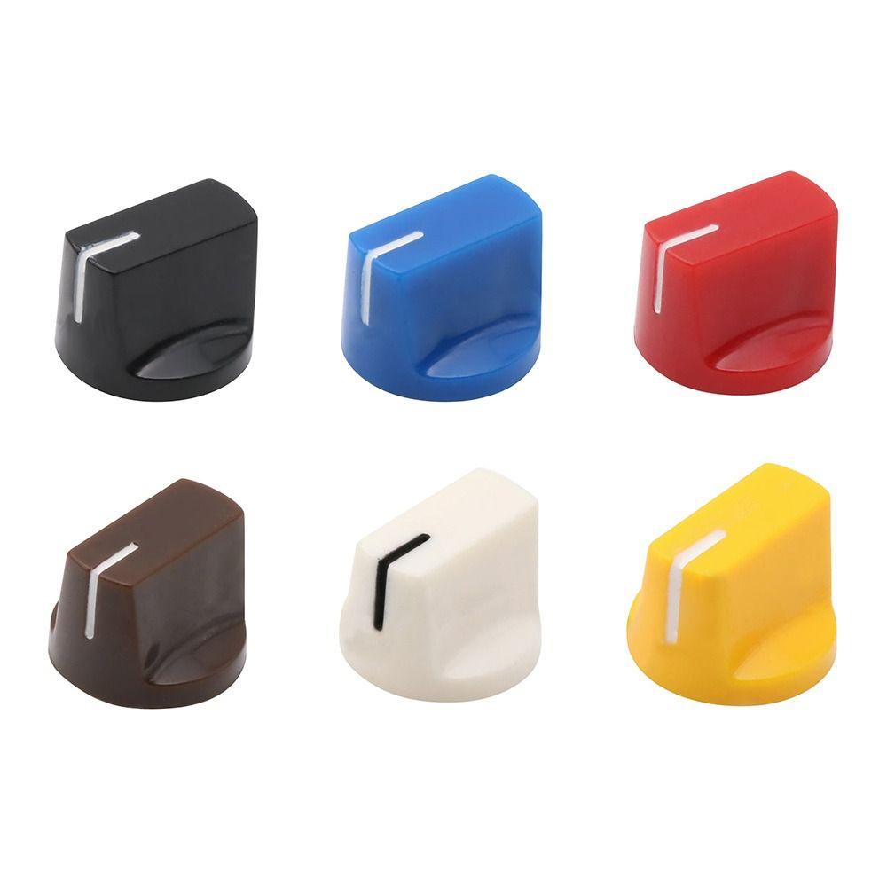 Pointer Knob Button Flet Head Guitar Pedal Knob Multi Color Audio Tuning Knob