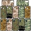 Phone Case for Samsung Galaxy S25 S24 S23 iPhone 16 15 Xiaomi Redmi Note 14 13 12 16E X 11 Pro Max Moto Huawei Art Military Army Camouflage Camo Cover