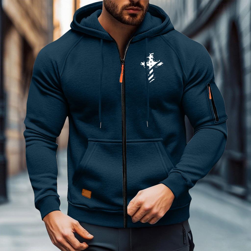 Hooded Sports Tracksuit Unisex Running Outfits Long Sleeve Pullover Hoodies Sweatshirt