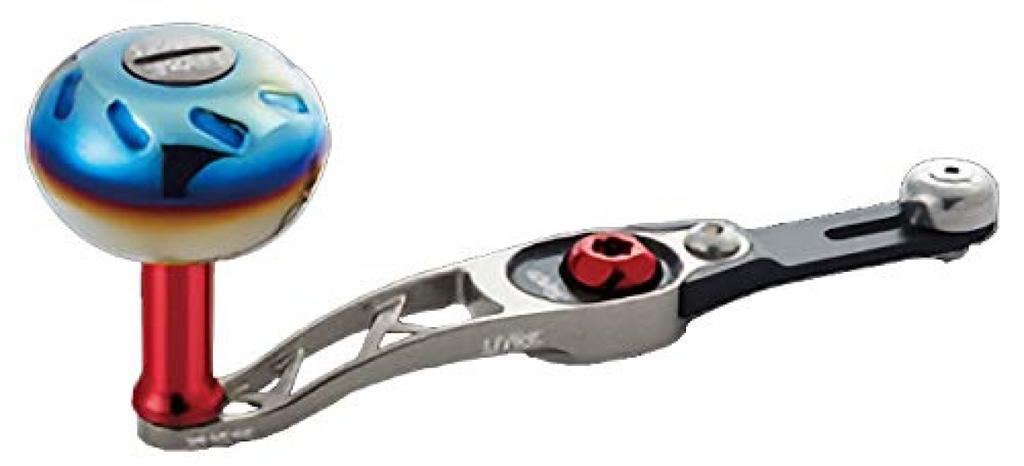 LIVRE SB for Reel Plate Red 55-60 Daiwa/Abu Left-Handed (Titanium + G)