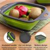 Foldable Fruit Vegetable Washing Basket Strainer Portabl Silicone Colander Kitchen Collapsible Food Drainer tools Draining Pasta