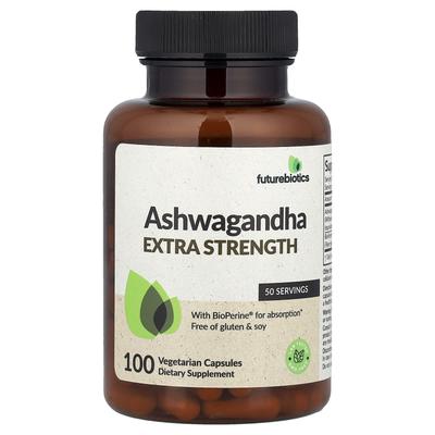 Ashwagandha, Ekstra Moc, Kapsułki Wegetariańskie 100