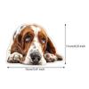 Cute Guard Dog Car Sticker Vinyl Decal Waterproof Rear Window Motorcycle Camper Bumper Truck Laptop Decoration TM219