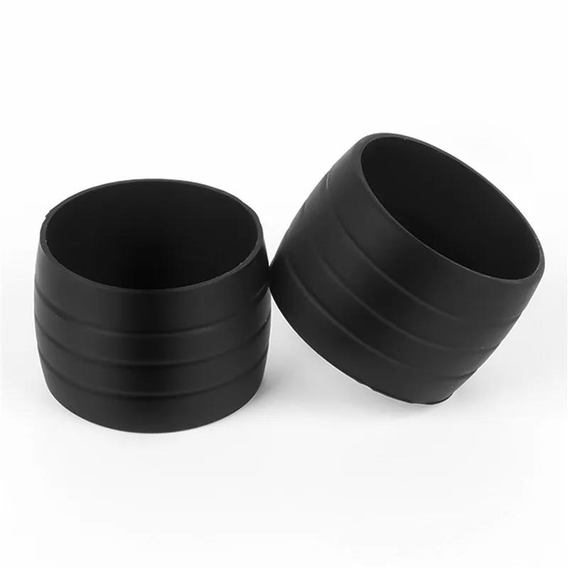 Ready Stocked 1 Pair Road Bike Handlebar Tape Plugs Anti-Skip Rubber Silicone Plug Bicycle End Bar Fixed Ring Waterproof Wear