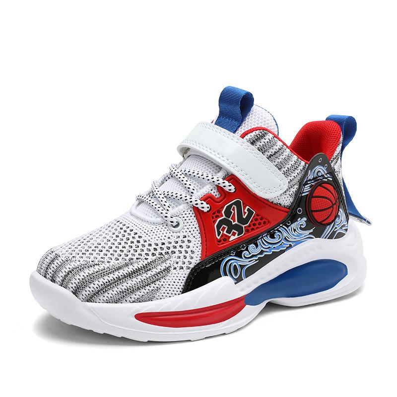Kids' Sports Shoes Boys Basketball Sports Tennis Shoes Fashion Comfortable Teenager Casual Sneakers Non-slip Running Shoes