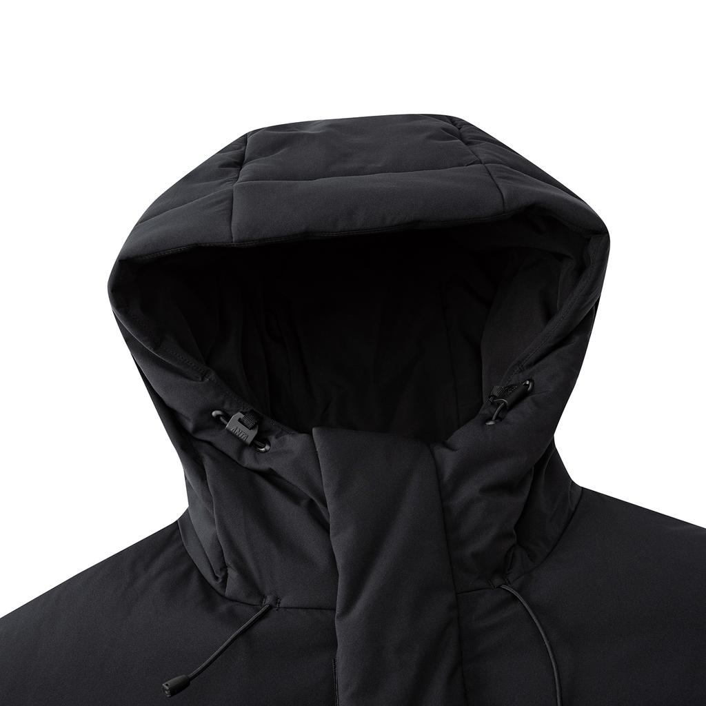 Men's ANTA Variety Training Collection Down Jackets Unisex Black Hooded (Non-detachable) Moderate