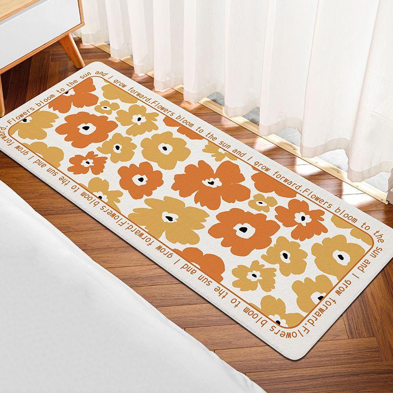 Household Carpet Door Mat Non-slip Foot Mat Bedroom Bedside Blanket Living Room Sofa Coffee Table Bathroom Toilet Floor Mat