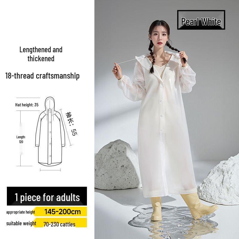 Children's Thickened EVA Rain Poncho - Durable, Portable, Storm-Proof, Non-Disposable