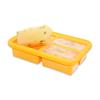 Bandeja de Congelamento de Silicone Extra Grande com Tampa, Bandejas Congeladoras para Comida de Bebé, Recipientes Congeladores para Sopa, Bandeja Grande de Cubos de Gelo para Sopa Molho Preparação de Refeições, 300ml