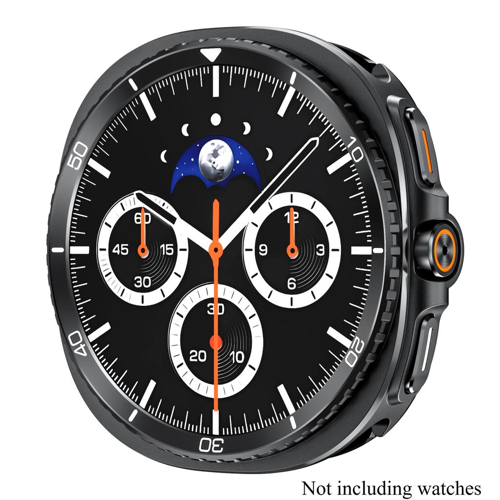 Metallfodral Tillbehör för Samsung Galaxy Watch 8 40mm/44mm Skyddande Cover för Galaxy Watch 8 Uppgradera till 8 Classic Hård Ram