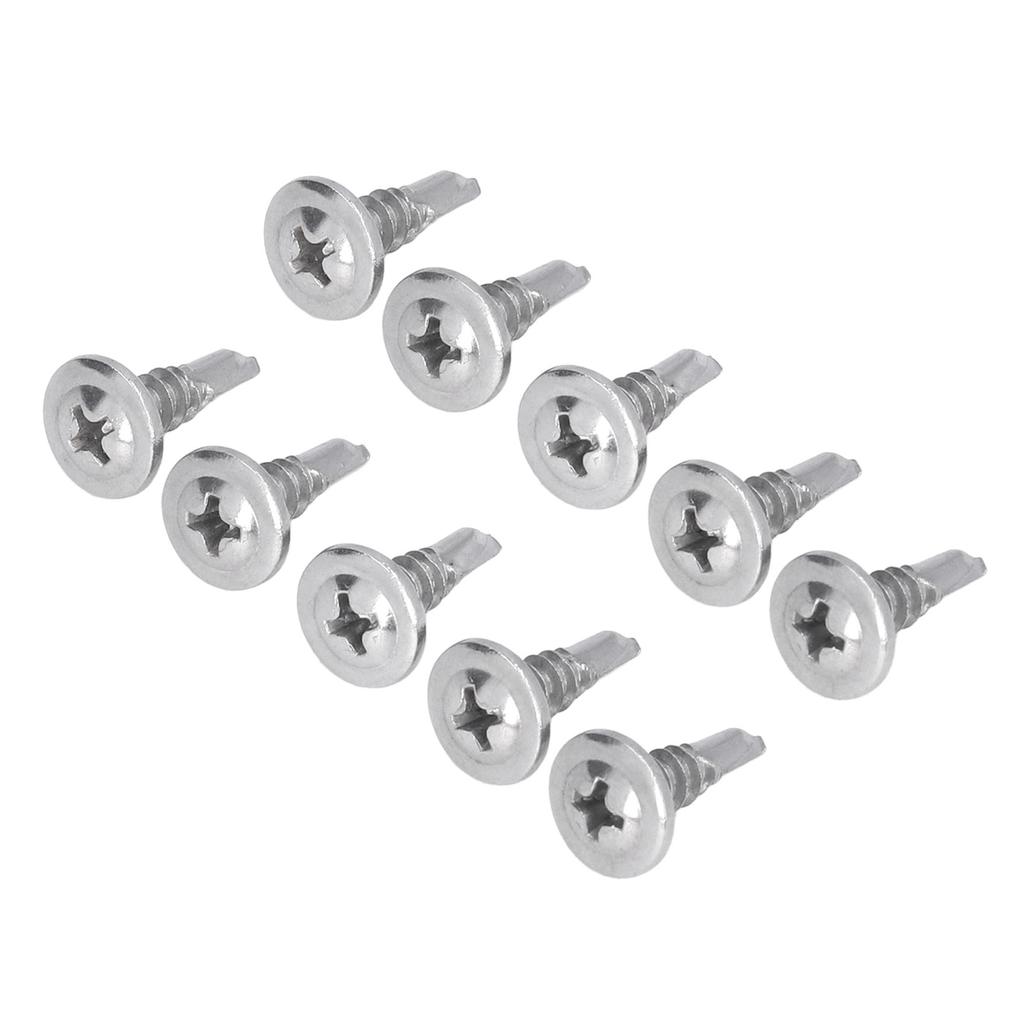 200 szt. Wkręt samowiercący z łbem podkładkowym, 304 stal nierdzewna do prac w drewnie M4.8x16