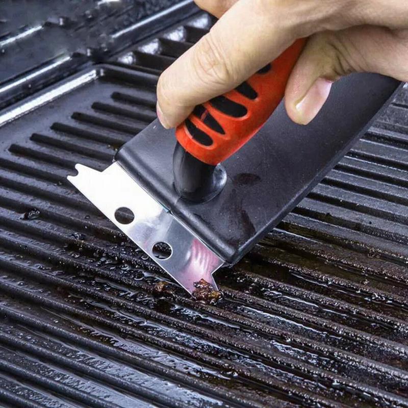 BBQ Grill Brush Multifunctional Grill Scraper Ergonomic Barbecue Brush Heavy-Duty Scrubber Grill Brush For Outdoor Camping Grill