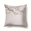 Leaves, Geometric Branches, Sofa Pillowcase, Single-sided Office Cushion Cover, Living Room Pillowcase, Biker Waist Pillowcase