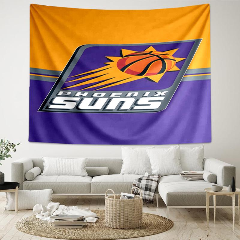 Suns Basketball Artwork Quick-Dry Tapestry Hanging for Bedroom,Livingroom, Playroom,Decor Art Room Wall Tapestry Holiday and Birthday Gifts