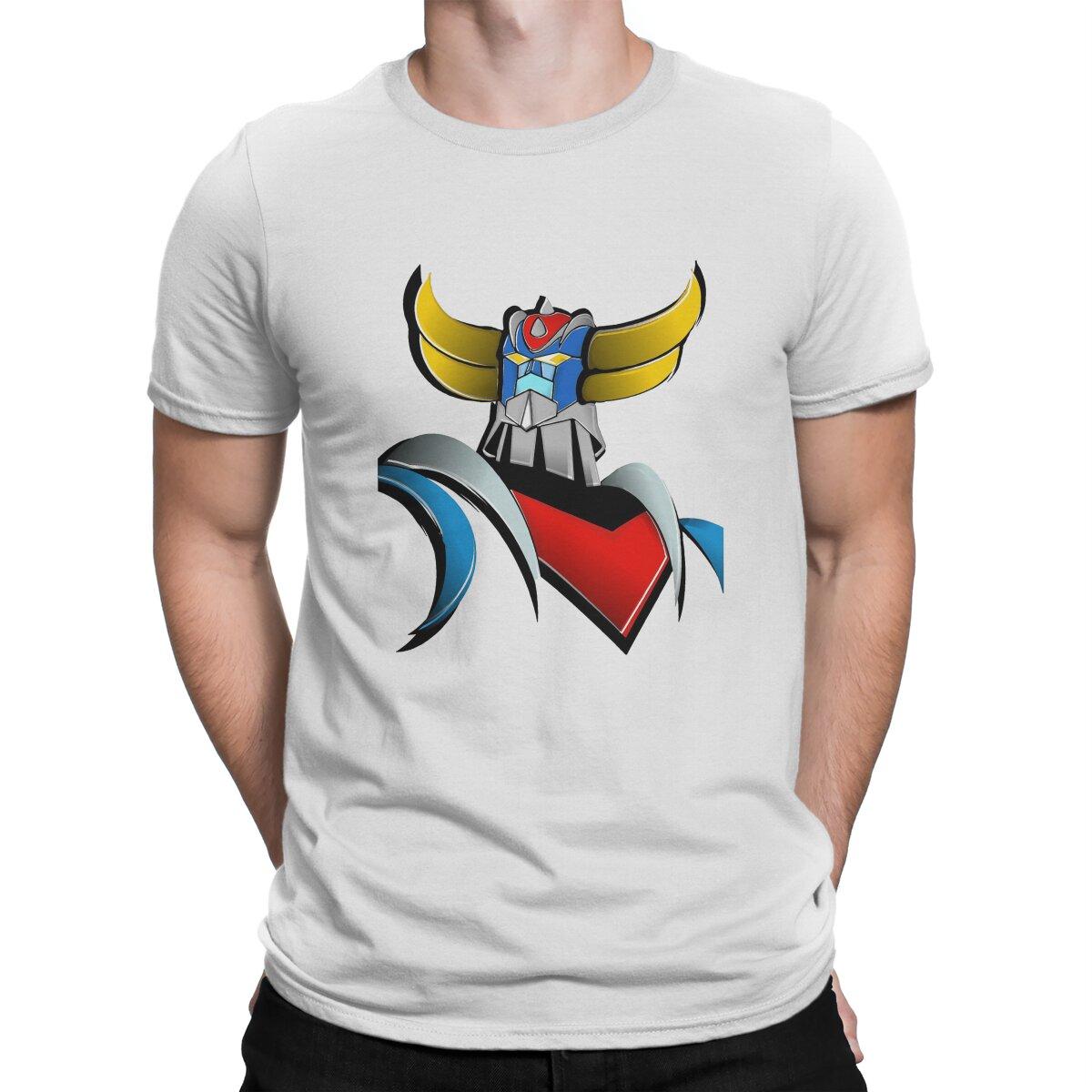 

UFO Робот Goldrake Grendizer Аниме Goldorak UFO Робот Grendizer E Футболка Панк Мужские Футболки Летняя Одежда Харадзюку Футболка с Круглым Вырезом S
