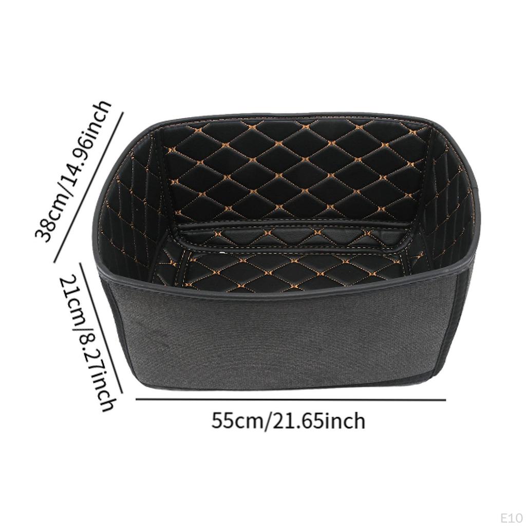 Motorcycle Rear Tail Pad Portable Sturdy Accessories Lightweight PU Replace Luggage Box Inner Trunk