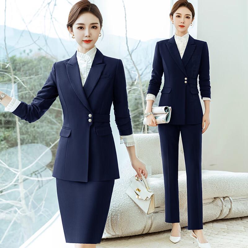 

Women s Professional Long-Sleeve Suit Set 3XL